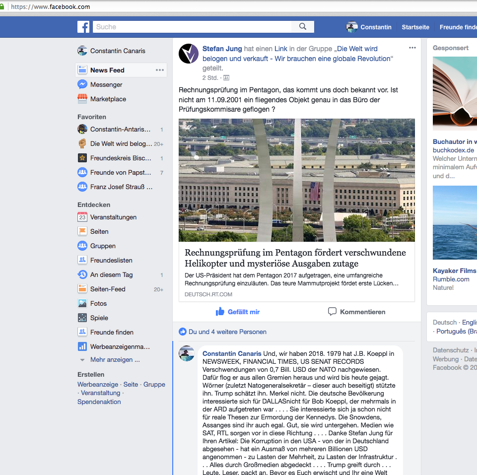 facebook Bob Koeppl Korruption Pentagon 2018-01-23 um 21.35.10