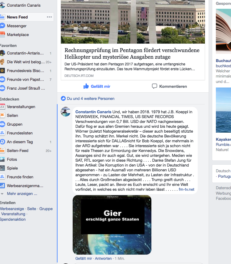 facebook Bob Koeppl Korruption Pentagon2018-01-23 um 21.35.26
